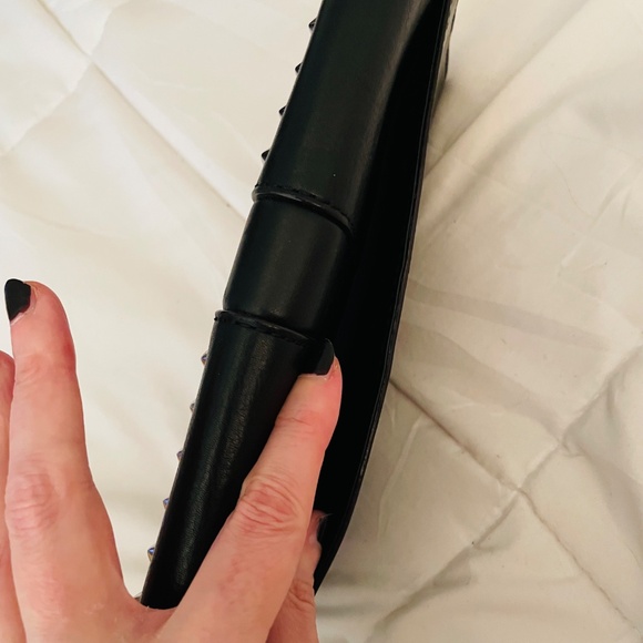 Final sale - Rebecca Minkoff black leather stud clutch - Valentino like - Picture 3 of 7